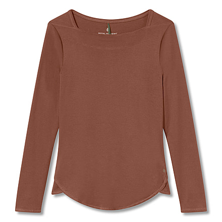 Royal Robbins Kickback Organic Cotton Turtleneck Shirt - Women's, Medium, Rustic, Y612019-200-M