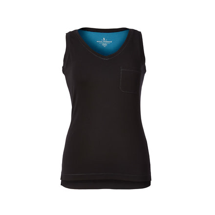 Royal Robbins Kickback Women's Tank Top, Jet Black, S 60738-JET BLACK-S