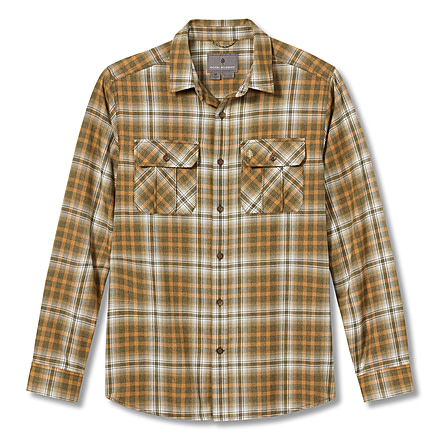 Royal Robbins Lost Coast Flannel Plaid Long Sleeve Shirt - Men's, Small, Dark Olive Rockport Pld, Y422023-986-S