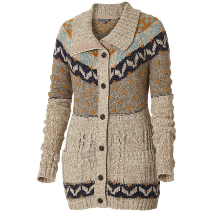 Royal Robbins Mystic Button Cardigan Sweater - Women's-Oatmeal-X-Large