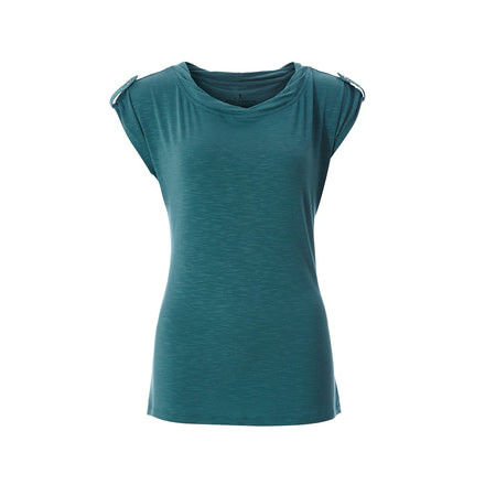 Royal Robbins Noe Twist Short Sleeve T-shirts - Women's, Teal, Small Y31453-TEAL-S