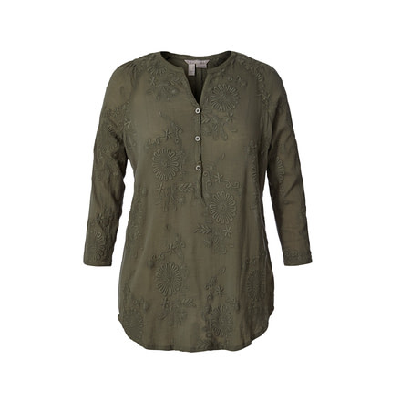 Royal Robbins Oasis Women's Long Sleeve Top, Bayleaf, M 62177-BAYLEAF-M