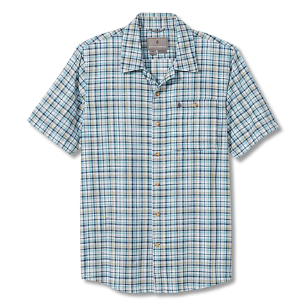 Royal Robbins Redwood Plaid S/S Shirt - Mens, Collins Blue, XXL, Y721024-Collins Blue-XXL