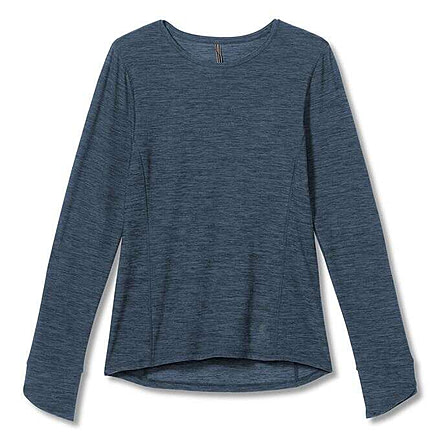Royal Robbins Tech Travel L/S - Womens, Navy Heather, L, Y312004-Navy Heather-L
