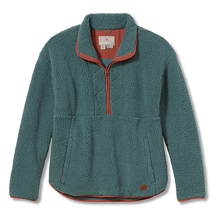 Royal Robbins Urbanesque Sherpa 1/2 Zip Shirt - Womens, Sea Pine, Medium, Y312025349M
