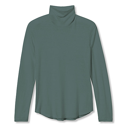 Royal Robbins Vacationer Turtleneck Long Sleeve Shirt - Womens, Sea Pine, Small, Y612023349S