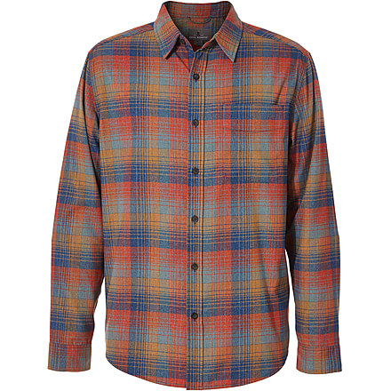 Royal Robbins Vintage Performance Flannel Plaid Long Sleeve - Men's-Poseidon-Small