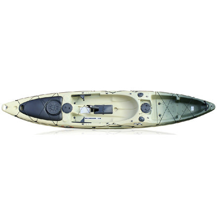 RTM K-Largo Kayak - Hi-Lux with Rudder - Grey/Storm