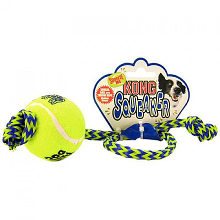 Ruffin' It Tug 'n Squeak Rope Lg Asst 80571 ASST