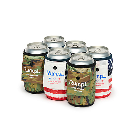 Rumpl 6 Pack Beer Blanket Kit, Usa/Camo, TSBB-US1-6