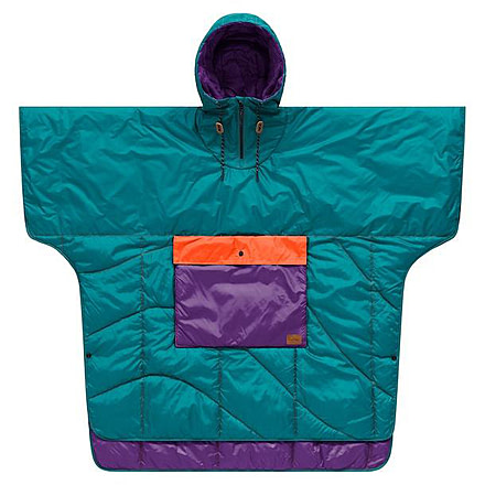 Rumpl The Nanoloft Puffy Poncho, Harbor Blue, One Size, TPON-HB1-O