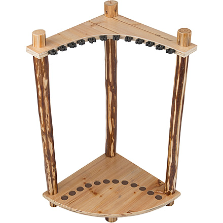 Rush Creek Creations Fishing Rod Corner Storage Rack, Holds 12 Rods, 37-0029