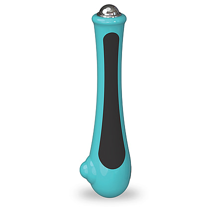 Rykr Roll Pestle Massager, Teal, 6.25in L X 1.5in W, RR3T