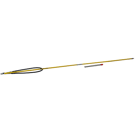 SA Sports Outdoor Gear Drophog Lancer 2-Piece Travel Polespear w/3 Prong Barbed Paralyzer Tip Fishing Tool, 72in, Yellow, 727
