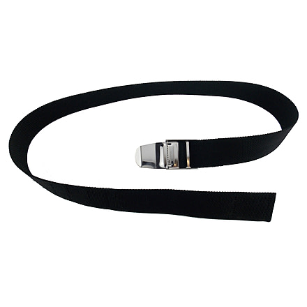 SA Sports Outdoor Gear Drophog Weight Belt, 60in, Ballistic Nylon, Black / Chrome, 60in / Adjustable, 738