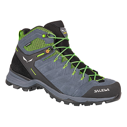 Salewa Alp Mate Mid WP Hiking Boots - Mens, Ombre Blue/Pale Frog, 12.5, 00-0000061384-3862-12.5