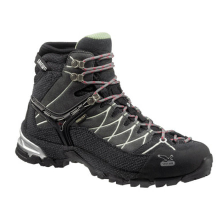 Salewa Alp Trainer Mid GTX - Women's-8.5 US / 40 EU-Slate/Mint