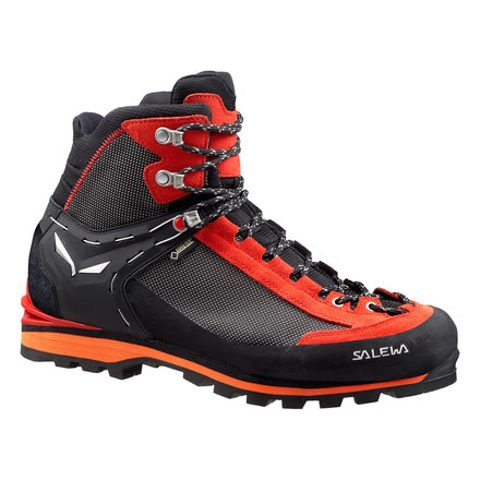 Salewa Crow GTX Men's Mountaineering Boots, Black/Papavero, 00-0000061328-935
