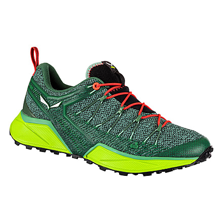 Salewa Dropline Hiking Shoes - Womens, Feld Green/Fluo Coral, 6, 00-0000061369-5585-6