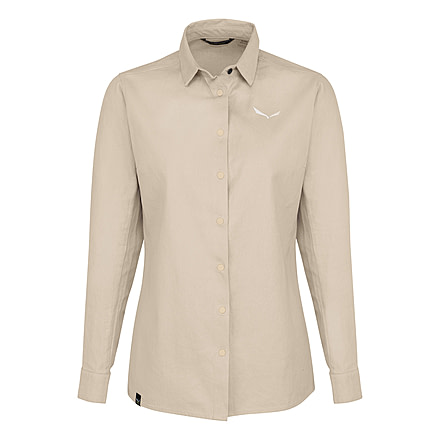 Salewa Fanes Hemp L/S Shirt - Women's, Oatmeal, S, 00-0000028299-7260-S