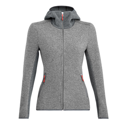 Salewa Fanes Hybrid Wool Jacket - Womens, Silver Melange, Medium, 00-0000027622-308-M