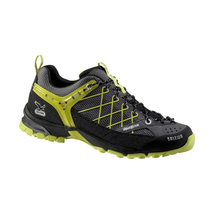 Salewa Fire Vent Shoe - Men's -8.5 US-Smoke/Limeade