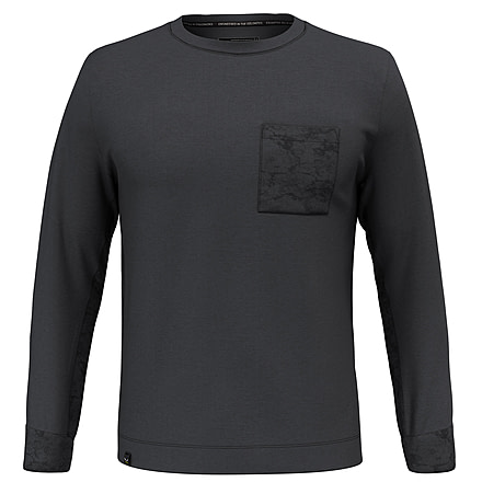 Salewa Lavaredo Hemp Pullover - Men, Medium, Onyx, 00-0000028547-0910-M