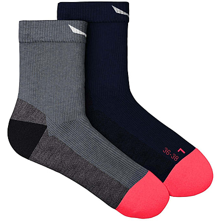 Salewa MTN Trainer Alpine Merino Qrt Sock - Women's, Medium Grey Melange, M, 00-0000069031-621-M, Medium Grey Melange, 39-41, 00-0000069031-0621-M