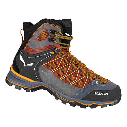 Salewa MTN Trainer Lite Mid GTX Hiking Shoes - Mens, Black Out/Carrot, 9.5, 00-0000061359-927-9.5