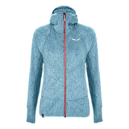 Salewa Ortles Ptc/Wo Hloft Full Zip Hoody - Womens, Blue Fog, Small, 00-0000027518-341-S