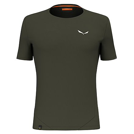 Salewa Pedroc Dry Hybrid T-Shirt - Men, Extra Small, Dark Olive, 00-0000028583-5280-XS