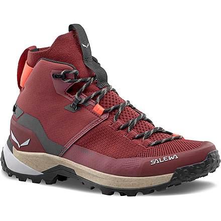 Salewa Puez Knit Mid PTX Hiking Boots - Womens, Syrah/Syrah, 6.5 US, 00-0000061435-1505-6-5
