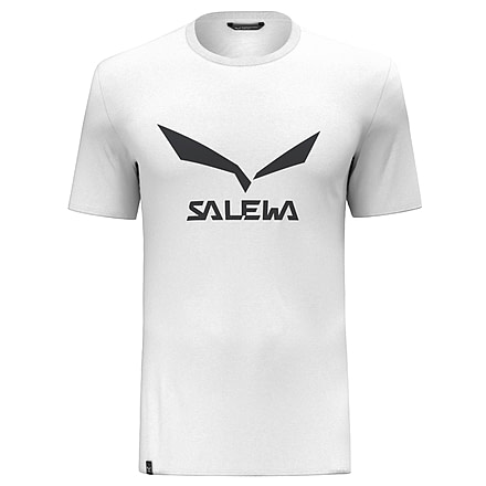 Salewa Solidlogo Dry T-Shirt - Mens, White, Extra Small, 27018-10-XS