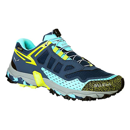 Salewa Ultra Train GTX Women's Trail Running Shoe, Dark Denim/Aruba Blue, 00-0000064411-8670