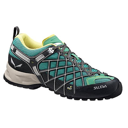 Salewa Wildfire Approach Shoe - Womens-Atlantis/Sulphur-Medium-6.5 US