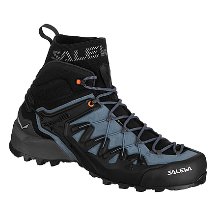 Salewa Wildfire Edge Mid GTX Climbing Shoes - Men's, Java Blue/Onyx, 13, 00-0000061350-8703-13