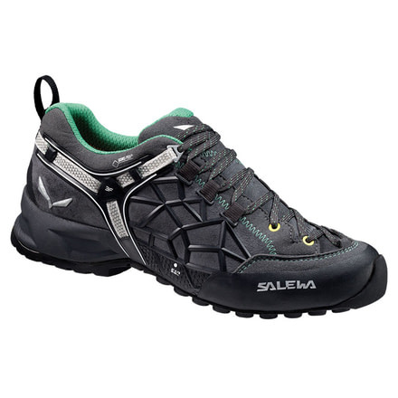 Salewa Wildfire Pro GTX Approach Shoe - Women's-Carbon/Assenzio-Medium-9 US