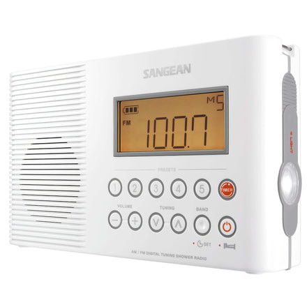 Sangean AM/FM, Digital Tuning, Water Resistant to JIS7 Standard