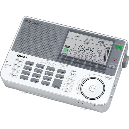 Sangean FM-Stereo PLL Synthesized Receiver Radio, Silver ATS-909X