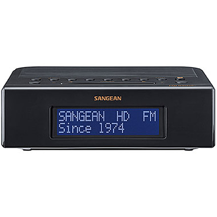 Sangean HD Radio / FM-RBDS / AM Clock Radio, Dark Gray, SG-114