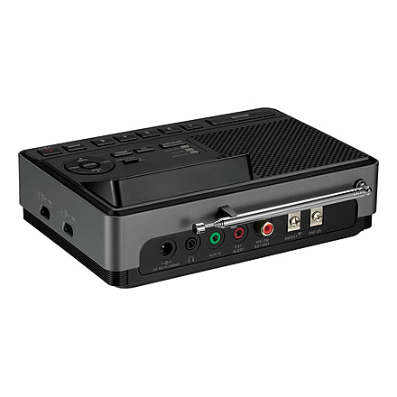 Sangean S.A.M.E. Weather Hazard Alert Radio w/ AM/FM Clock, Public Alert Radio, NOAA, Black/ gray CL-100