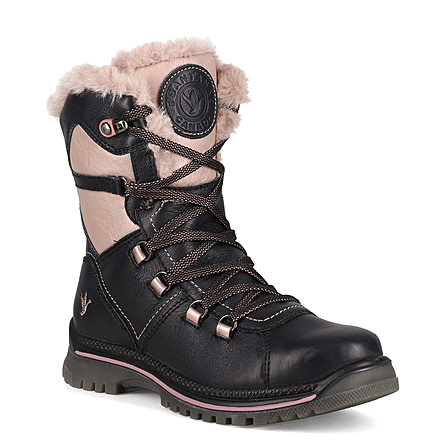 Santana Canada Majesta3 Leather Winter Boot - Womens, Black Pink, 11, MAJESTA3BLACK PINK11