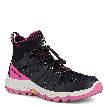 Santana Canada Tallon Waterproof Trail Runner Boots - Womens, Black/Fuschia, 11, TALLONBLACK / FUSCHIA11