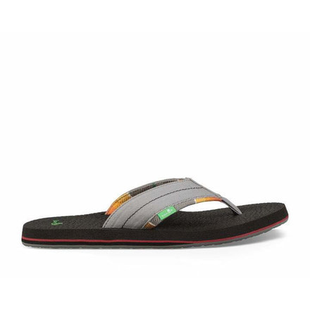 Sanuk Beer Cozy 2 TX Flip Flops - Mens, Grey/Blanket, 13, 1102480-GBNK-13