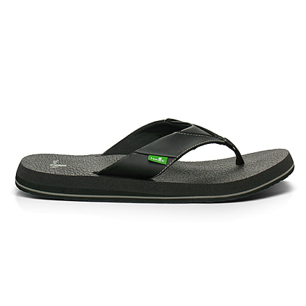 Sanuk Beer Cozy Sandal - Men's-Black/Grey-11 US