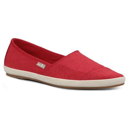 Sanuk Kats Meow Casual Shoe - Women's-Red-Medium-6 US