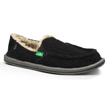 Sanuk Kimbrrr Camp Shoe - Women's-Black-Medium-6 US