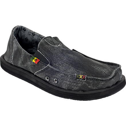 Sanuk Kingston II - Men's-Black-8 US