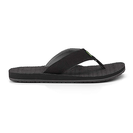Sanuk Og Squoosh Sandal - Mens-Black-Medium-10 US