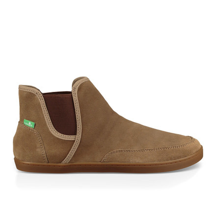 Sanuk Pair O Dice Mid Suede - Womens, Petrified Oak, 08, 1105070-PDOK-08